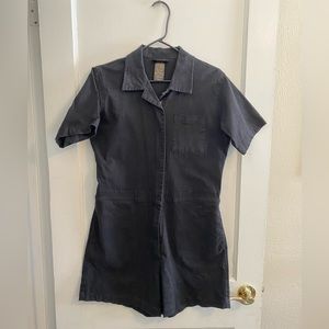 Nooworks Shortalls Romper Black